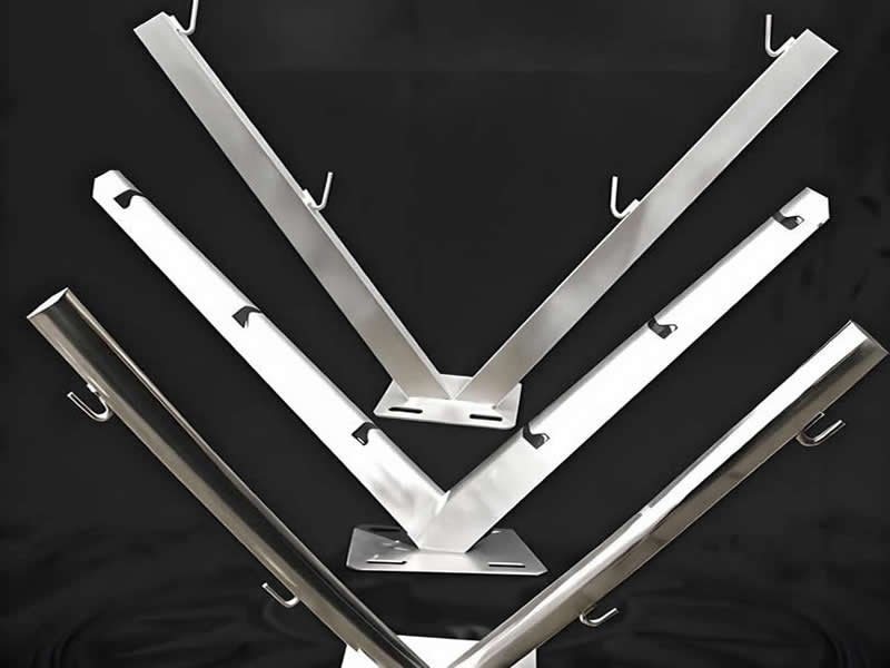 Y-Type Fence Post Support Frames for Razor Wire