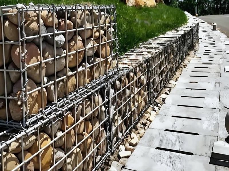 Welded Gabion Boxes: Park Pedestrian Protection