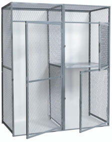 Metal Wire Mesh Locker Easy for Installation and Placements